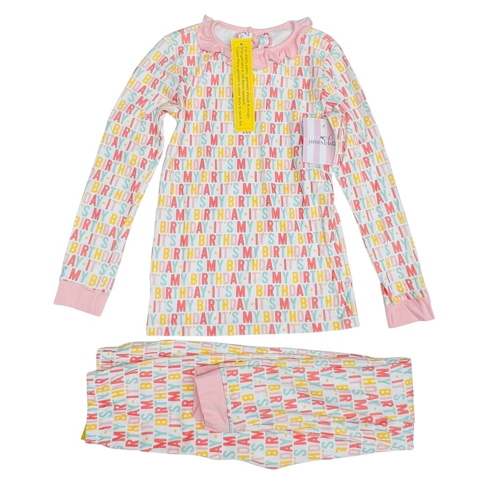 NWT James & Lottie Size 10 Birthday Pajamas